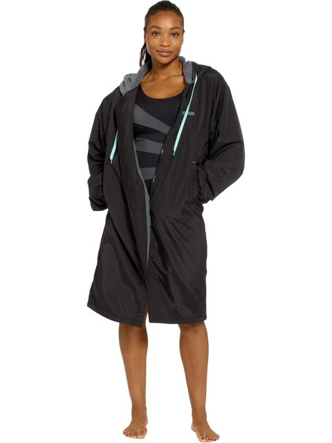 Zoggs Pool Parka - Black/Mint