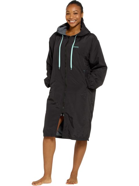Zoggs Pool Parka - Black/Mint