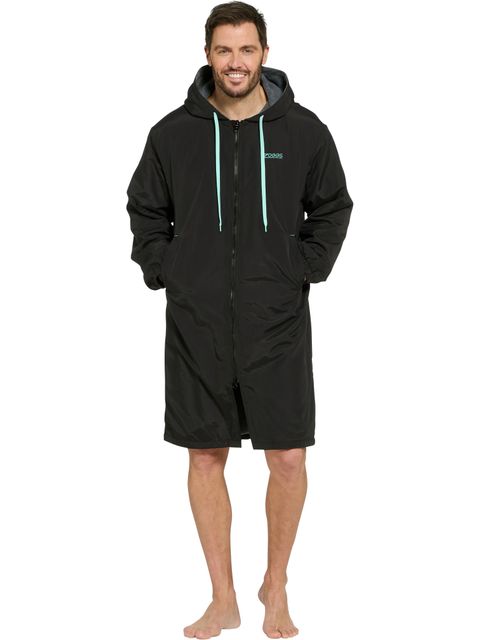 Zoggs Pool Parka - Black/Mint