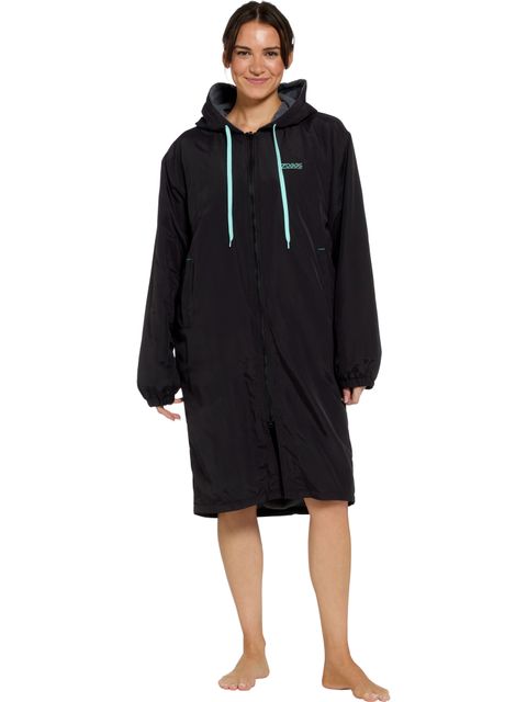 Zoggs Pool Parka - Black/Mint