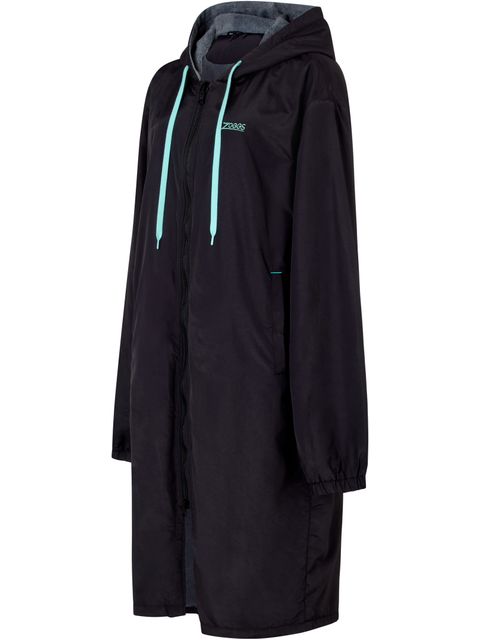 Zoggs Pool Parka - Black/Mint
