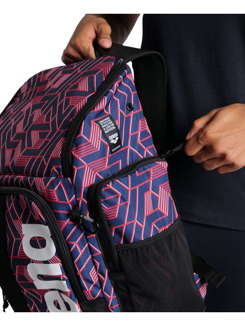 Arena Spiky 3 Backpack 45L - Escape Red/Navy