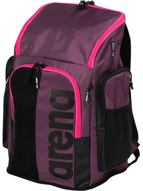Arena Spiky 3 Backpack 45L - Plum/Neon Pink