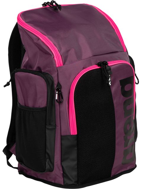 Arena Spiky 3 Backpack 45L - Plum/Neon Pink