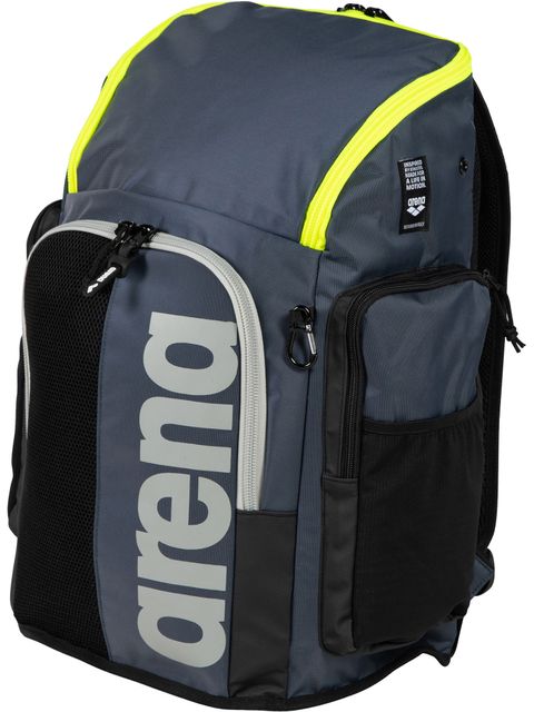 Arena Spiky III Backpack 45L - Navy/Neon Yellow
