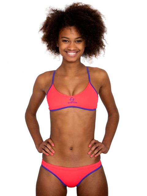 Odeclas Coral Tie Back Bikini Set