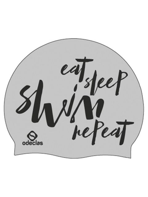 Odeclas Silver Swim Cap