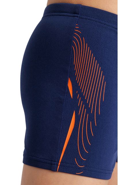 Arena Aquashorts - Graphic Navy/Orange
