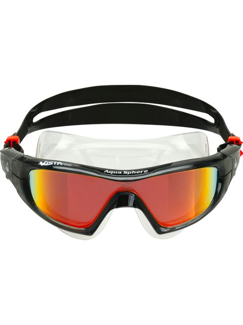 Aqua Sphere Vista Pro Goggles - Orange Titanium Mirror/Dark Grey/Orange