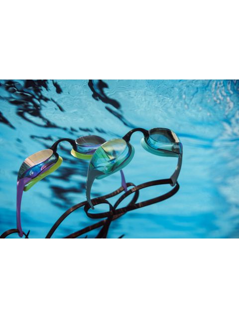 Arena Cobra Ultra Swipe Goggles - Aqua Mirror/Sage/Peacock