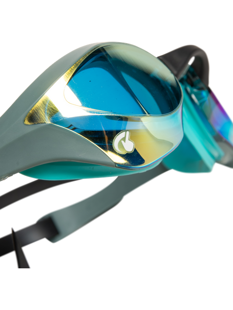 Arena Cobra Ultra Swipe Goggles - Aqua Mirror/Sage/Peacock