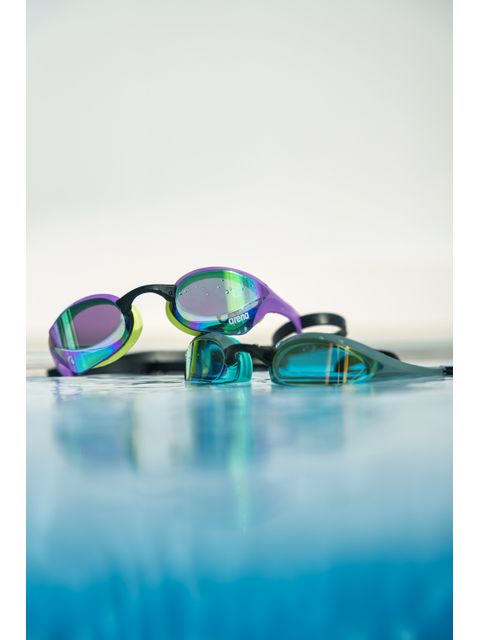 Arena Cobra Ultra Swipe Goggles - Aqua Mirror/Sage/Peacock