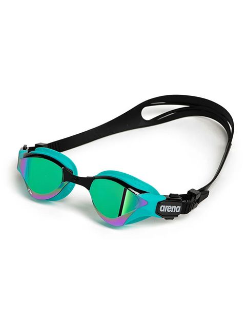Arena Cobra Tri Swipe Goggles - Emerald Mirror/Peacock