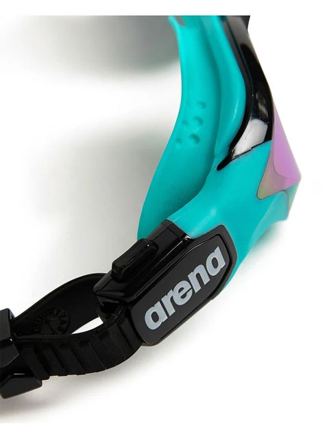 Arena Cobra Tri Swipe Goggles - Emerald Mirror/Peacock