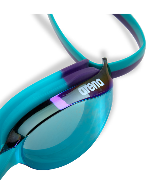 Arena Python Junior Goggles - Emerald Mirror/Peacock