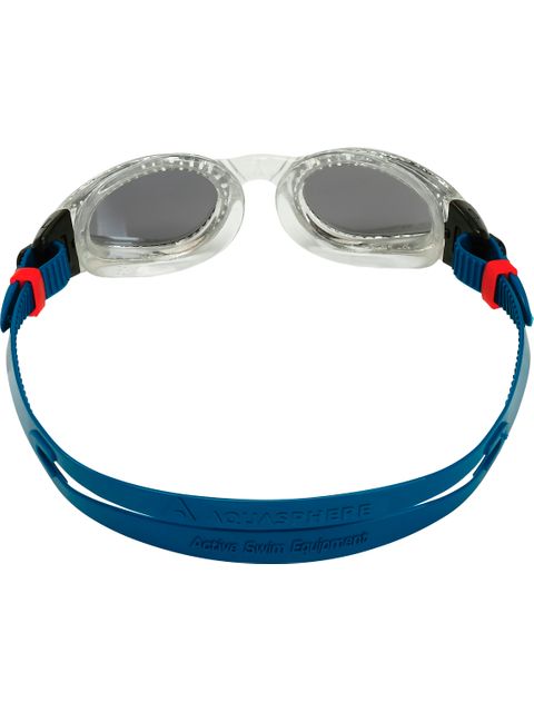 Aqua Sphere Kaiman Goggles - Silver Titanium Mirror/Clear/Petrol