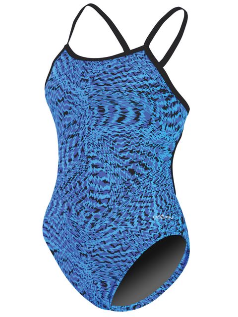 Dolfin Sting Blue One Piece Front