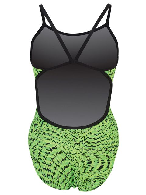 Dolfin Sting Green One Piece Back