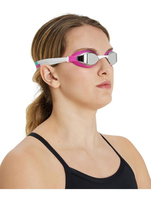 Arena Airspeed Goggles - Silver Mirror/Pink