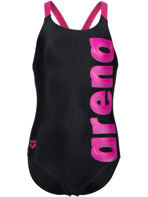 Arena V- Back One Piece - Graphic Black/Pink