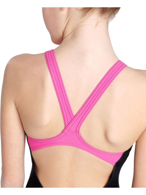 Arena V- Back One Piece - Graphic Black/Pink