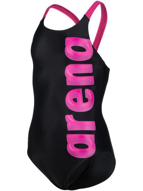 Arena V- Back One Piece - Graphic Black/Pink