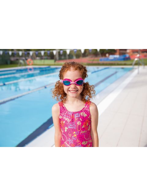 Zoggs Little Twist Goggles - Blue Tint/Pink/Pink