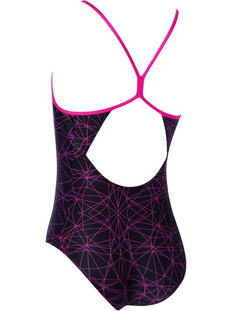 Zoggs Warrego Sprintback One Piece - Black/Pink