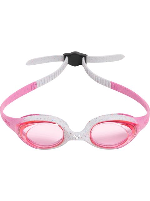Arena Spider Junior Goggles - Pink Tint/Grey/Pink