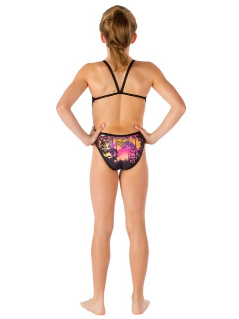 Zealous Pink Mystic Girls One Piece