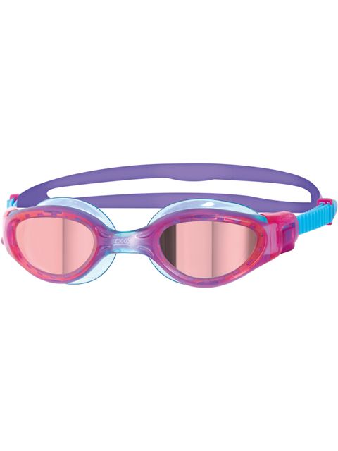 Zoggs Phantom Elite Junior Goggles - Mirror/Pink/Purple