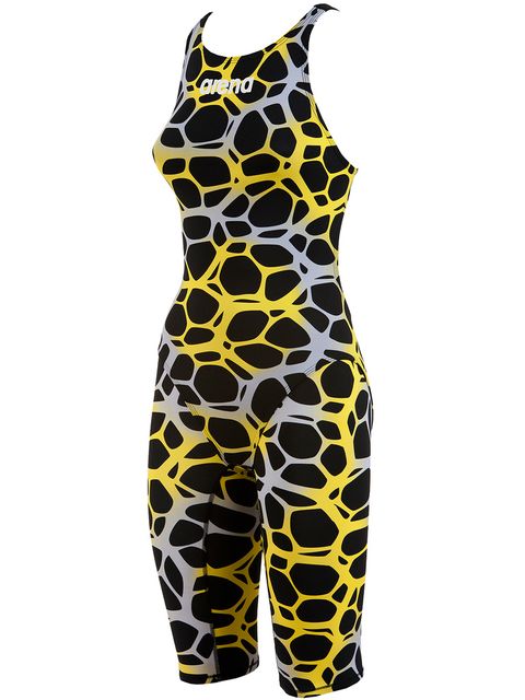 Arena Powerskin ST Black Yellow Kneelength