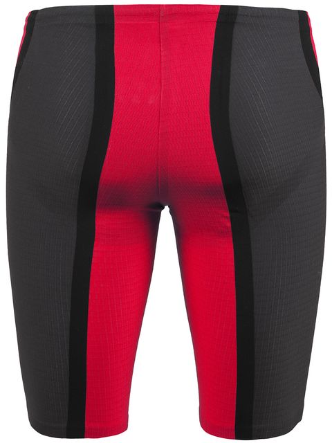 Fina Approved Arena Powerskin Carbon Flex Red & Grey Jammers