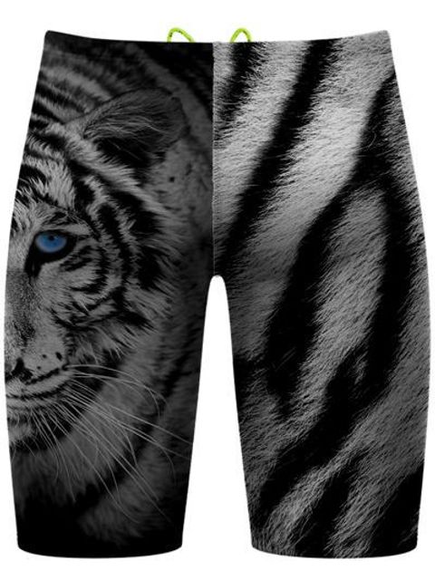 Q Swimwear Jammers - White Tiger