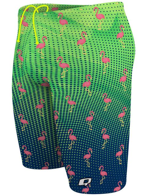 Q Swimwear Jammers - Party Flamingos