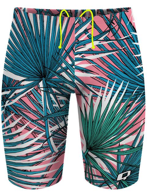 Q Swimwear Jammers - Pink Palm