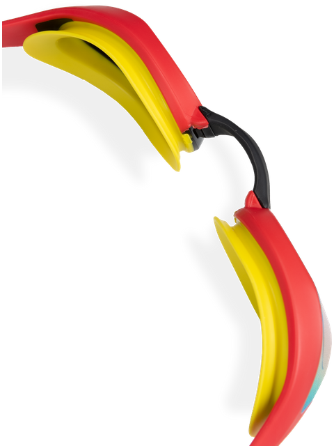 Arena Cobra Ultra Swipe Goggles - Gold Mirror/Red