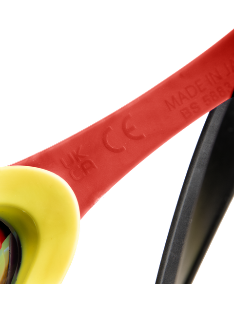 Arena Cobra Ultra Swipe Goggles - Gold Mirror/Red