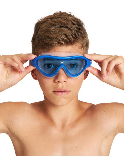 Arena The One Junior Swim Mask - Blue Tint/Blue/Red