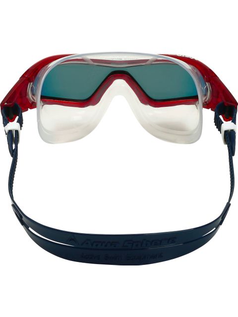 Aqua Sphere Vista Pro Goggles - Red Titanium Mirror/Dark Blue/Red