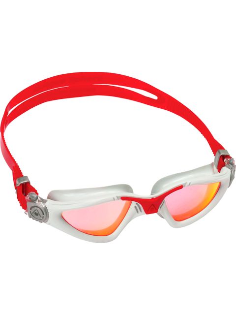Aqua Sphere Kayenne Goggles - Red Titanium Mirror/Grey/Red