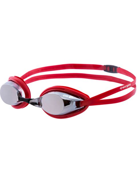 Vorgee Destroyer Goggles - Silver Mirror/Red