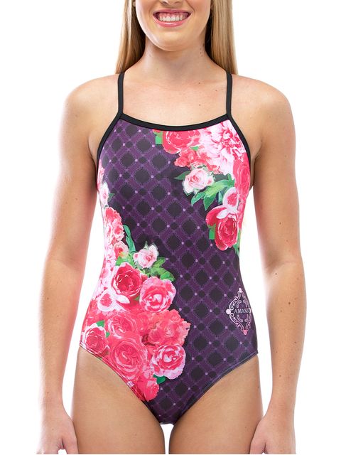 AMANZI Rococo Rose Womens One Piece Swimsuit