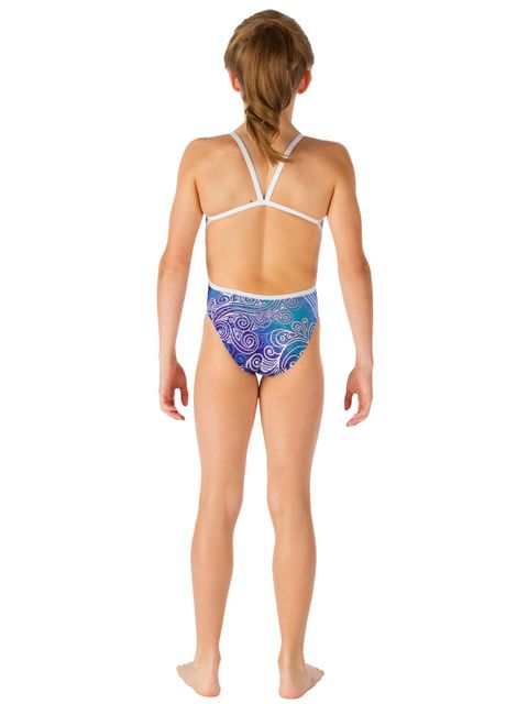 Zealous Santorini Girls One Piece