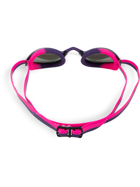 Arena Python Junior Goggles - Silver Mirror/Shocking Pink
