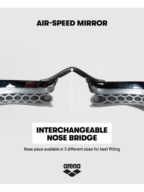 Arena Airspeed Goggles - Silver Mirror/Silver