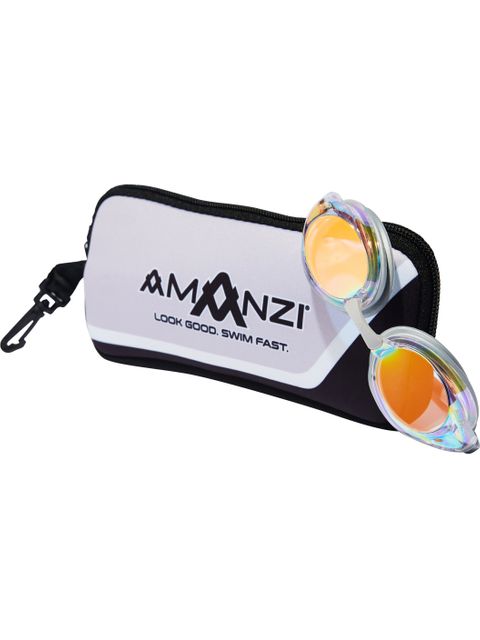 AMANZI Axion Goggles - Pearl Mirror/Silver