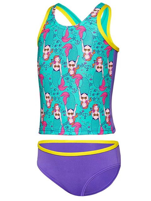 Speedo Aqua Queen Toddler Girls Tankini Set