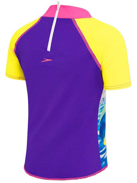 Speedo Beach Zebra Toddler Girls Sun Top