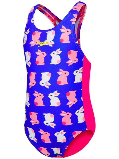 Speedo Bunny Medalist Toddler Girls One Piece